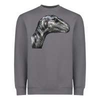 Storm Velociraptor Face Heavyweight Sweatshirt - LillyAllenDesigns