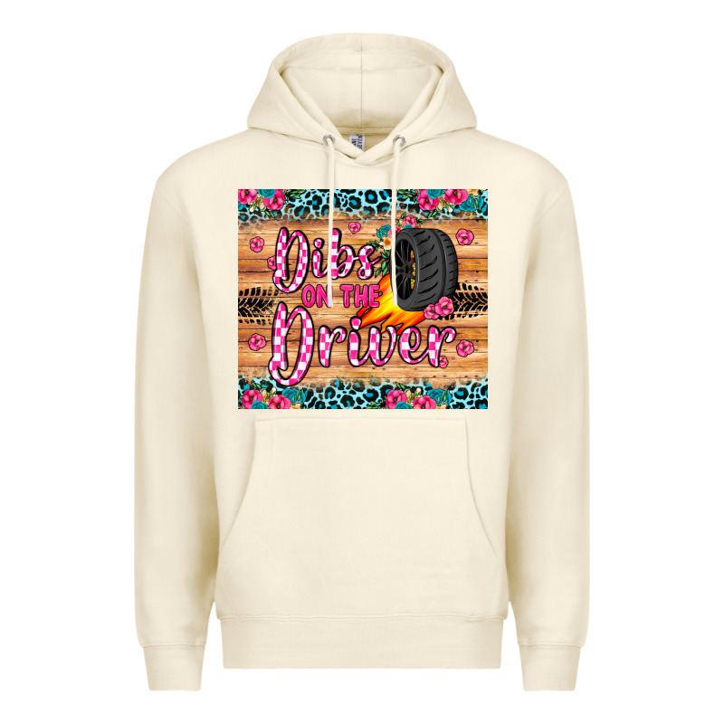 Dibs On The Driver Premium Hoodie by JahusDesignShop | Teevron