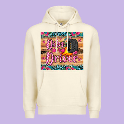Dibs On The Driver Premium Hoodie Designed By Jahusdesignshop