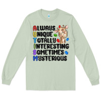 Matcha always unique autism Long Sleeve Tee - MaliasSmallBusiness