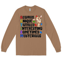 Toasted Coconut always unique autism Long Sleeve Tee - MaliasSmallBusiness