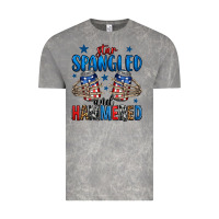 Cloud Rock star spangled and hammered skeleton hand Vintage Tee - Jasminsmagicworld