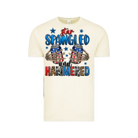 Vintage Arctic star spangled and hammered skeleton hand Vintage Tee - Jasminsmagicworld