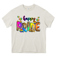 Cream happy pride Heavy Core Tee - Zillion Design Studio