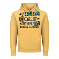 Vintage Mustard western pencils teach love inspire Vintage Hoodie - JahusDesignShop