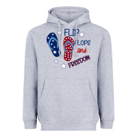 Heather Grey Flip Flops and Freedom Heavyweight Hoodie - Bettercallsaul