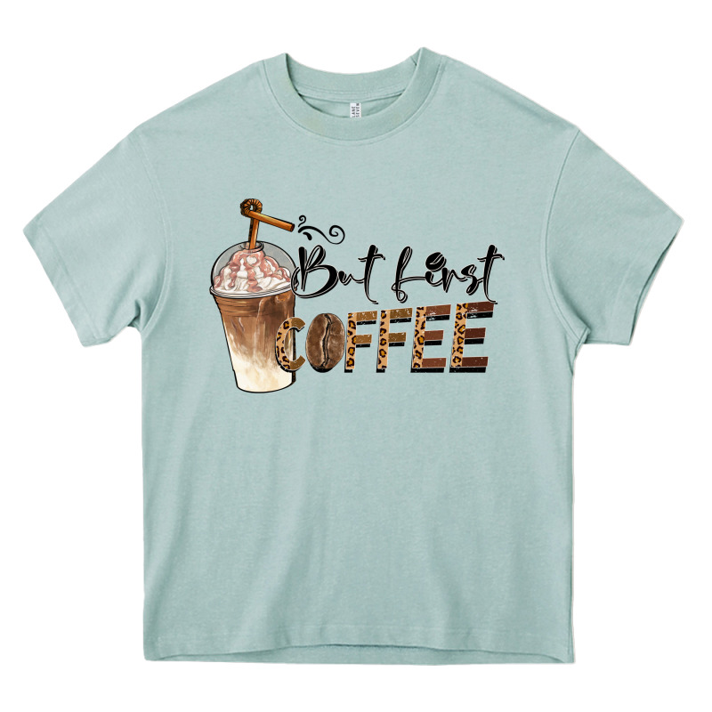 But First Coffee Heavy Core Tee by BarkalooDesign | Teevron