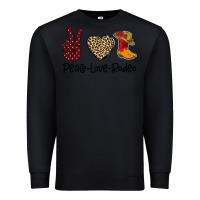 Black Peace Love Rodeo Premium Sweatshirt - Bettercallsaul