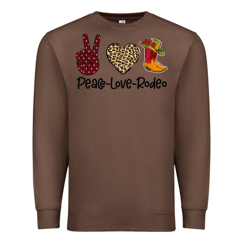 Peace Love Rodeo Premium Sweatshirt by Bettercallsaul | Teevron
