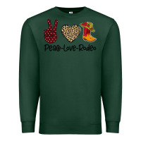 Sports Green Peace Love Rodeo Premium Sweatshirt - Bettercallsaul