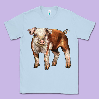 Baby Hereford Pig Classic Tee Designed By Lillyallendesigns