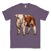 Lavender Baby Hereford Pig Classic Tee - LillyAllenDesigns