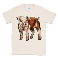 Natural Baby Hereford Pig Classic Tee - LillyAllenDesigns