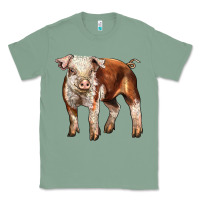 Sage Baby Hereford Pig Classic Tee - LillyAllenDesigns
