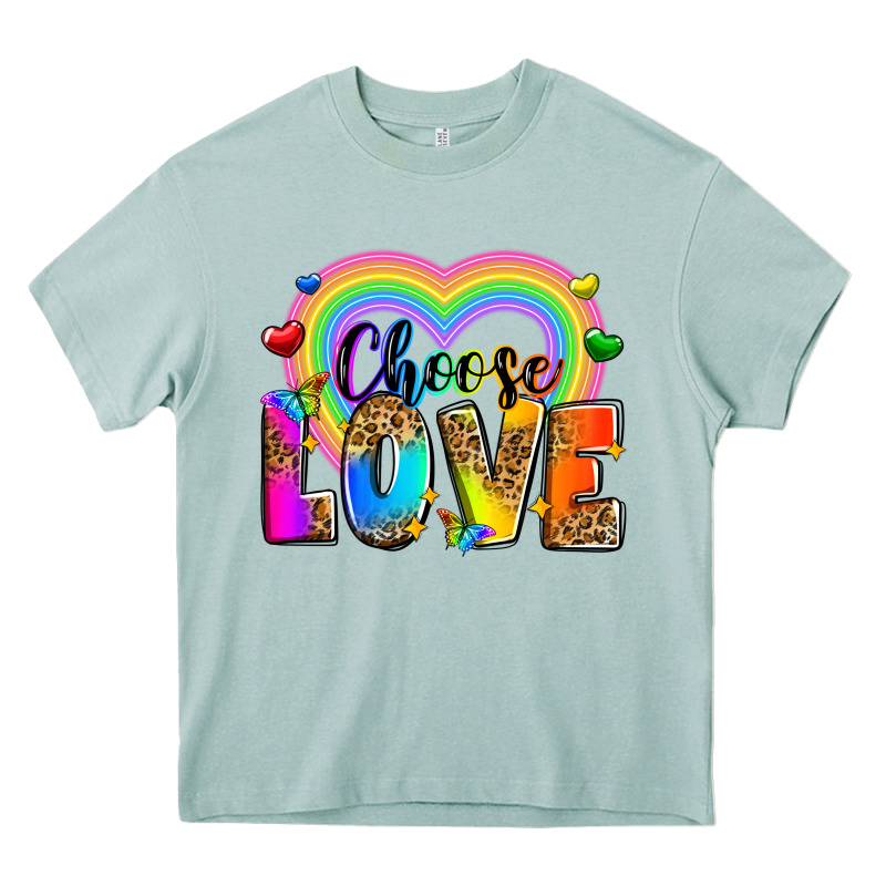 Choose Love Heavy Core Tee by Zillion Design Studio | Teevron