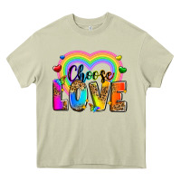 Mossy Choose love Heavy Core Tee - Zillion Design Studio