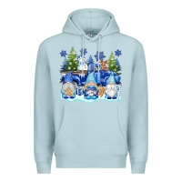 Blue Mist snow gnome truck Premium Hoodie - texasbilliewilder
