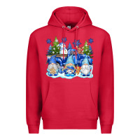 Cardinal snow gnome truck Premium Hoodie - texasbilliewilder