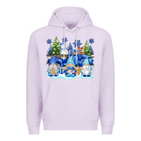 Lilac snow gnome truck Premium Hoodie - texasbilliewilder