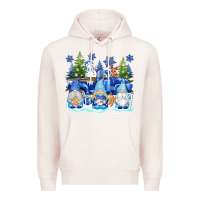 Pale Pink snow gnome truck Premium Hoodie - texasbilliewilder