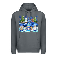 Rock snow gnome truck Premium Hoodie - texasbilliewilder