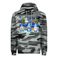 Slate Camo snow gnome truck Premium Hoodie - texasbilliewilder