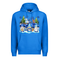 True Royal snow gnome truck Premium Hoodie - texasbilliewilder