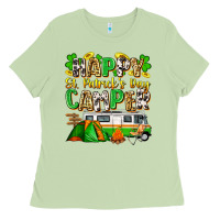 Matcha happy st. patrick's day camper Ladies Tee - Zillion Design Studio