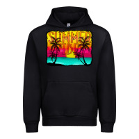 Black summer vibes Urban Hoodie - CowCowDesign