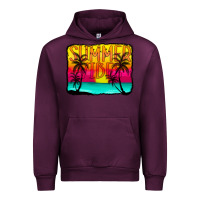 Mauve Wine summer vibes Urban Hoodie - CowCowDesign