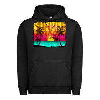 Pigment Black summer vibes Urban Hoodie - CowCowDesign