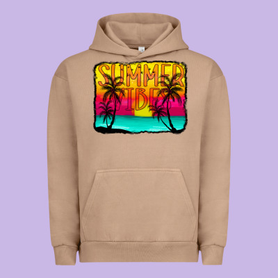 Summer Vibes Urban Hoodie Designed By Cowcowdesign