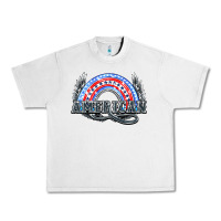 Lunar Rock American rainbow Urban Heavy Tee - NancyCooperArtShop