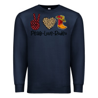 Navy Peace Love Rodeo Premium Sweatshirt - Bettercallsaul