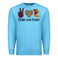 Ocean Blue Peace Love Rodeo Premium Sweatshirt - Bettercallsaul