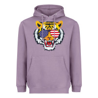 Lavender America Merica Tiger Heavyweight Hoodie - Bettercallsaul
