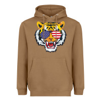 Toasted Coconut America Merica Tiger Heavyweight Hoodie - Bettercallsaul
