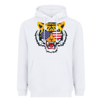 White America Merica Tiger Heavyweight Hoodie - Bettercallsaul