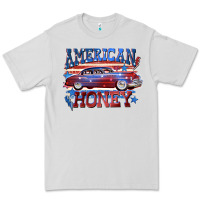 Dove Grey American honey 4th of july Premium Tee - CowGirlArtShop