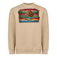 Mushroom serape leopard mexican flag Heavyweight Sweatshirt - Jasminsmagicworld