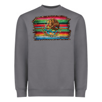 Storm serape leopard mexican flag Heavyweight Sweatshirt - Jasminsmagicworld