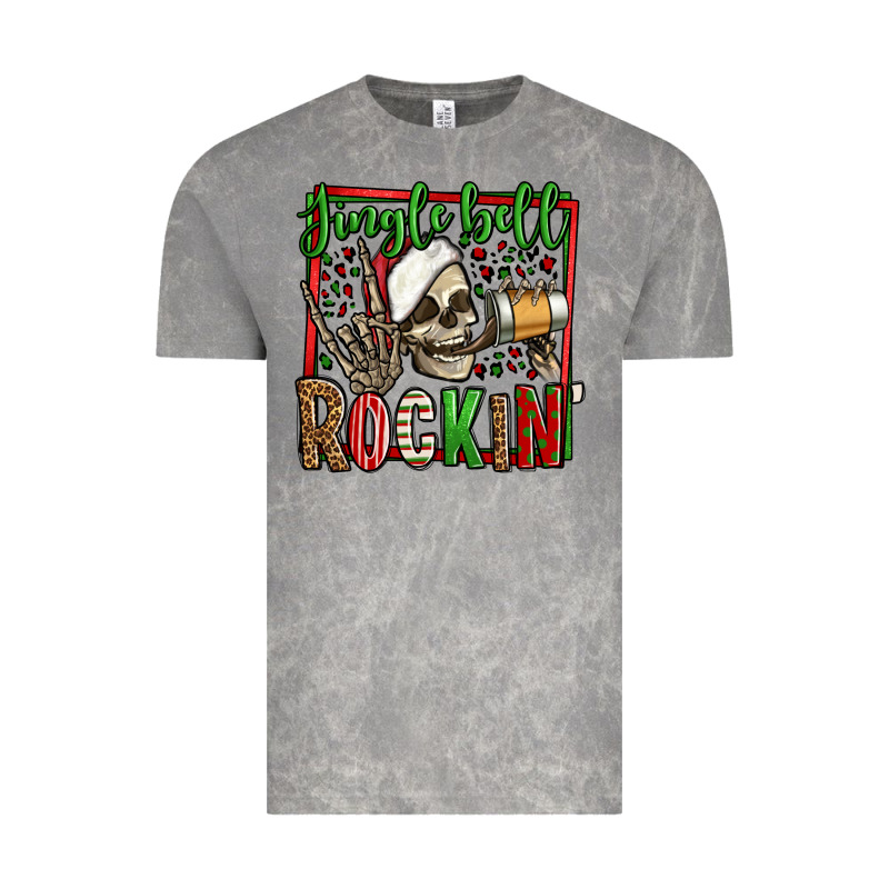 Jingle Bell Rockin Skeleton Christmas Vintage Tee by Jasminsmagicworld | Teevron