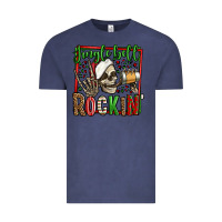 Vintage Denim jingle bell rockin skeleton christmas Vintage Tee - Jasminsmagicworld