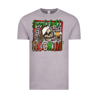 Vintage Zinc jingle bell rockin skeleton christmas Vintage Tee - Jasminsmagicworld