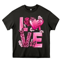 Asphalt Love Cancer with Heart Heavy Core Tee - texasbilliewilder