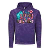 Cloud Purple her fighting is our fight Vintage Hoodie - AdoDesignShop