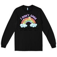 Black i dont care how you were raised Long Sleeve Tee - MaliasSmallBusiness