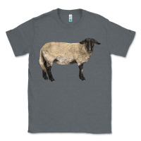Charcoal Heather Suffolk Sheep Classic Tee - LillyAllenDesigns