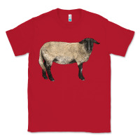Red Suffolk Sheep Classic Tee - LillyAllenDesigns
