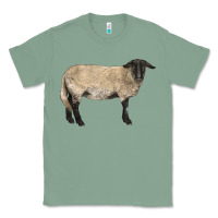 Sage Suffolk Sheep Classic Tee - LillyAllenDesigns